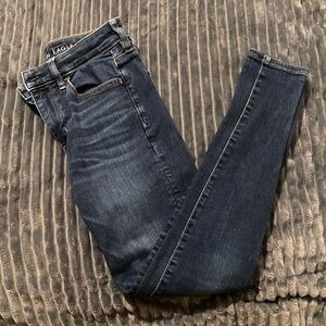 American Eagle Outfitters Women's Deep Indigo Skinny Jeans